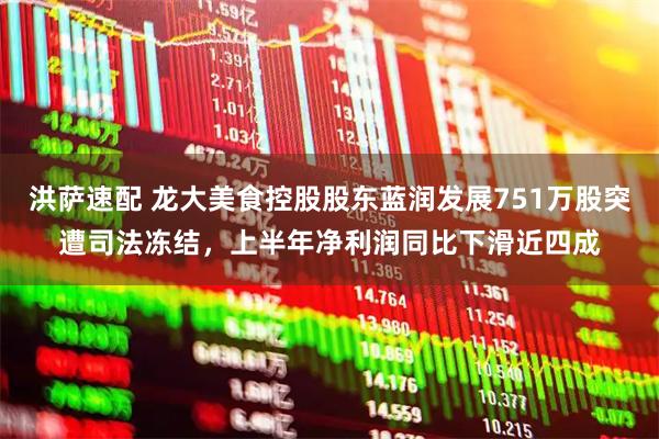 洪萨速配 龙大美食控股股东蓝润发展751万股突遭司法冻结，上半年净利润同比下滑近四成