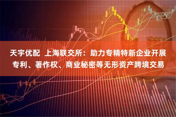 天宇优配  上海联交所：助力专精特新企业开展专利、著作权、商业秘密等无形资产跨境交易