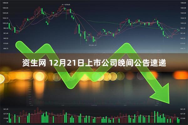 资生网 12月21日上市公司晚间公告速递
